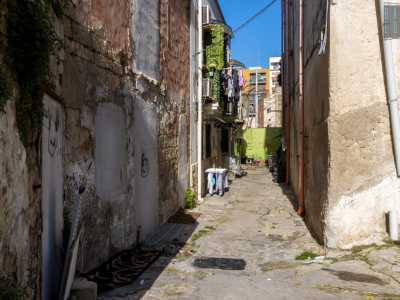 ...ed � composto da una stradina fiancheggiata da basse case �gemelle� a quelle di vico Cettigne